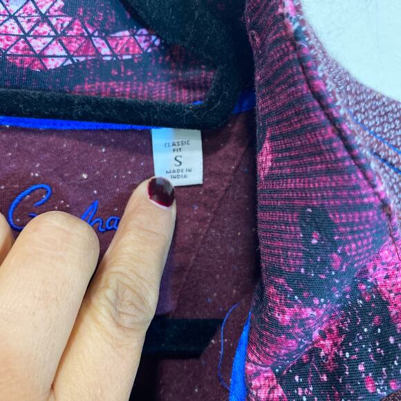 Robert Graham Purple   3/4 Zip Pullover Sweater Small - Picture 3 of 10